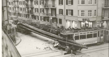 Verkehrsunfall, Birmensdorferstrasse-Weststrasse (1932.01.08)