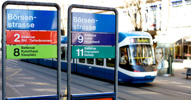 Statisches Abfahrtssystem