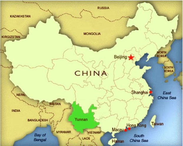 Kunming in der Provinz Yunnan